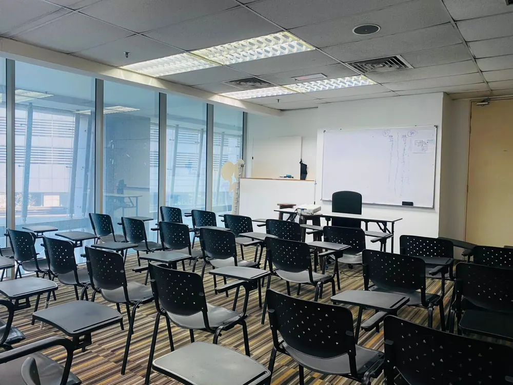 Reception and display area at the Inter Excel Kuala Lumpur academy